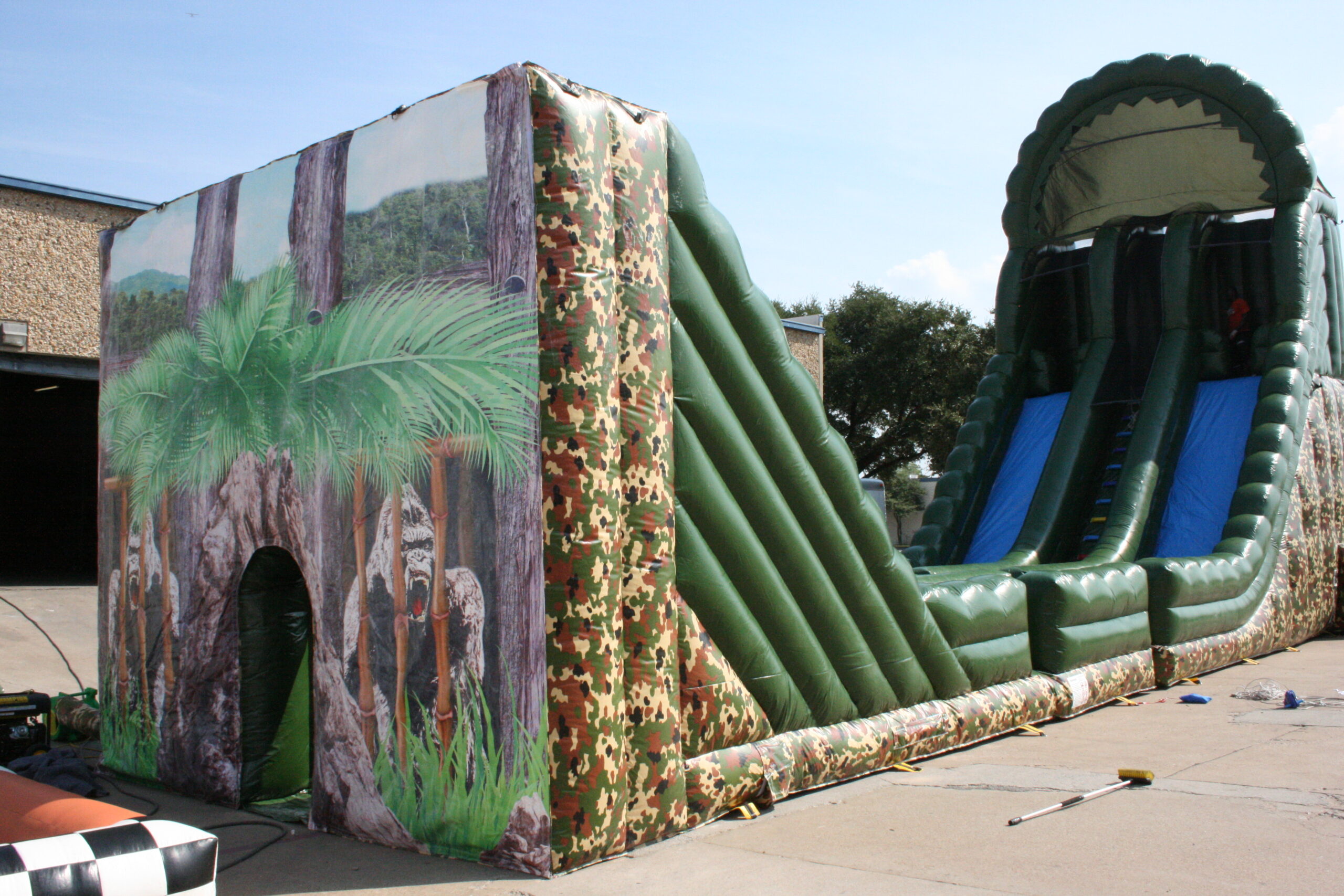 Boot Camp Inflatable Zip Line - TEXAS ENTERTAINMENT